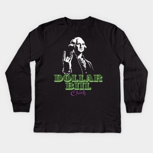 George Washington Rocks! : One Dollar Chief Kids Long Sleeve T-Shirt